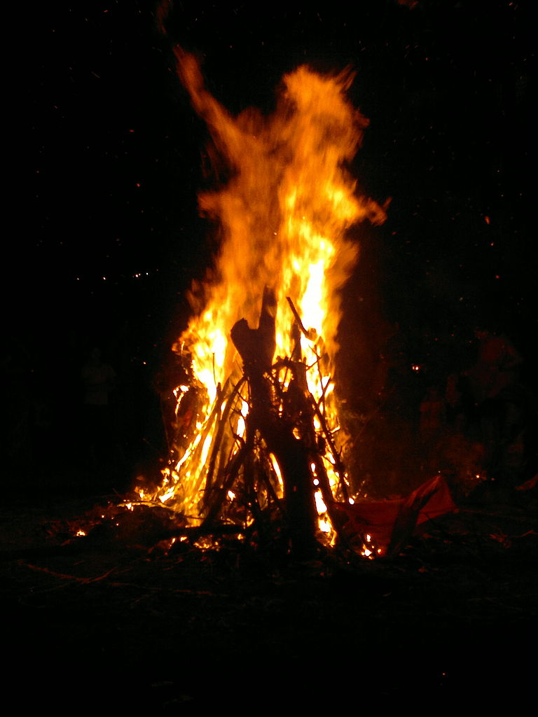 Ritual Holi Fire